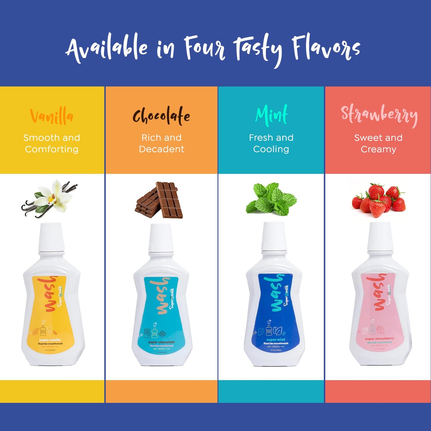 SuperMouth® Fluoride Mouthwash | Enamel Strength, Nano-Hydroxyapatite, D3 & K2