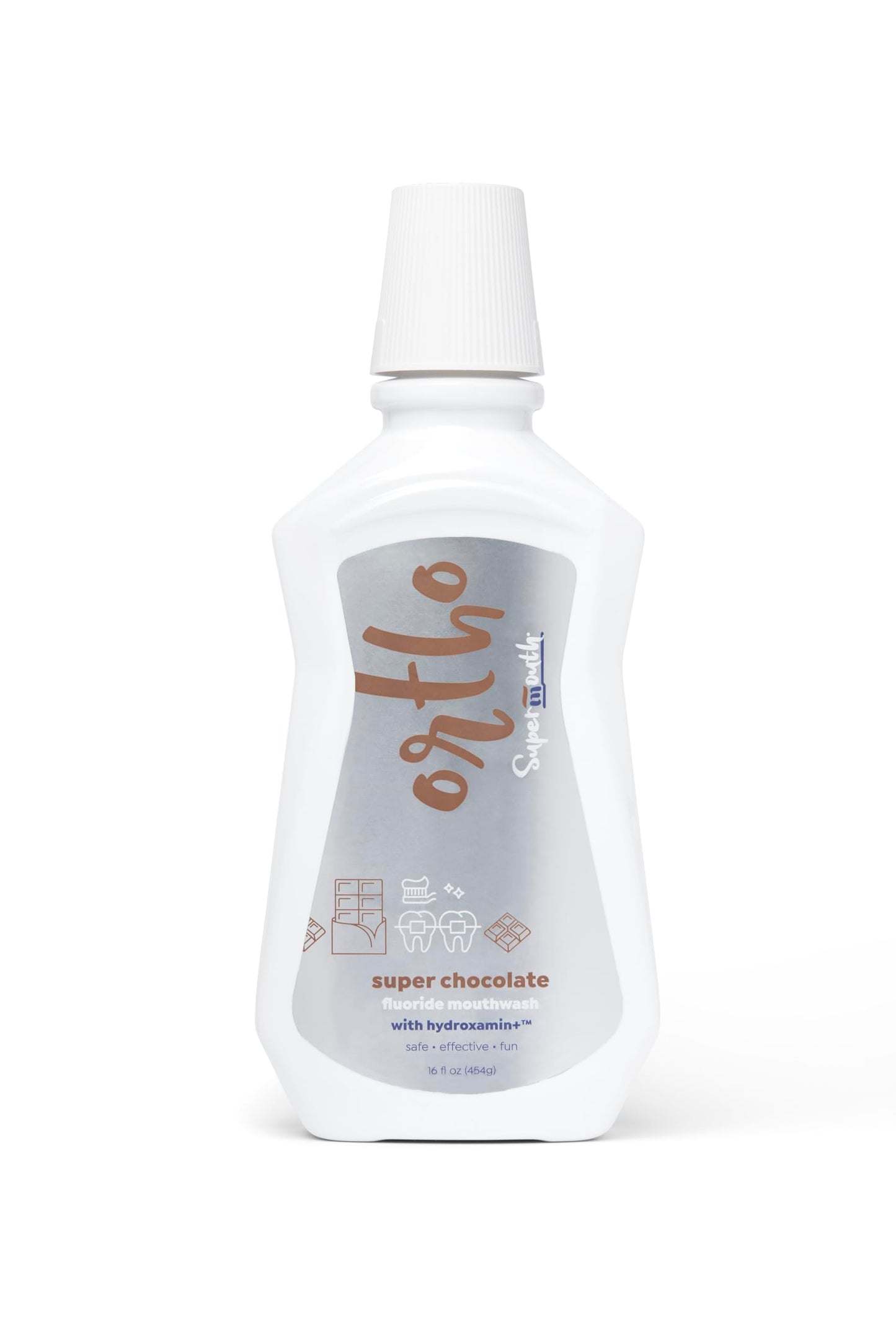 SuperMouth Ortho Mouthwash – Fluoride + Nano-Hydroxyapatite for Braces