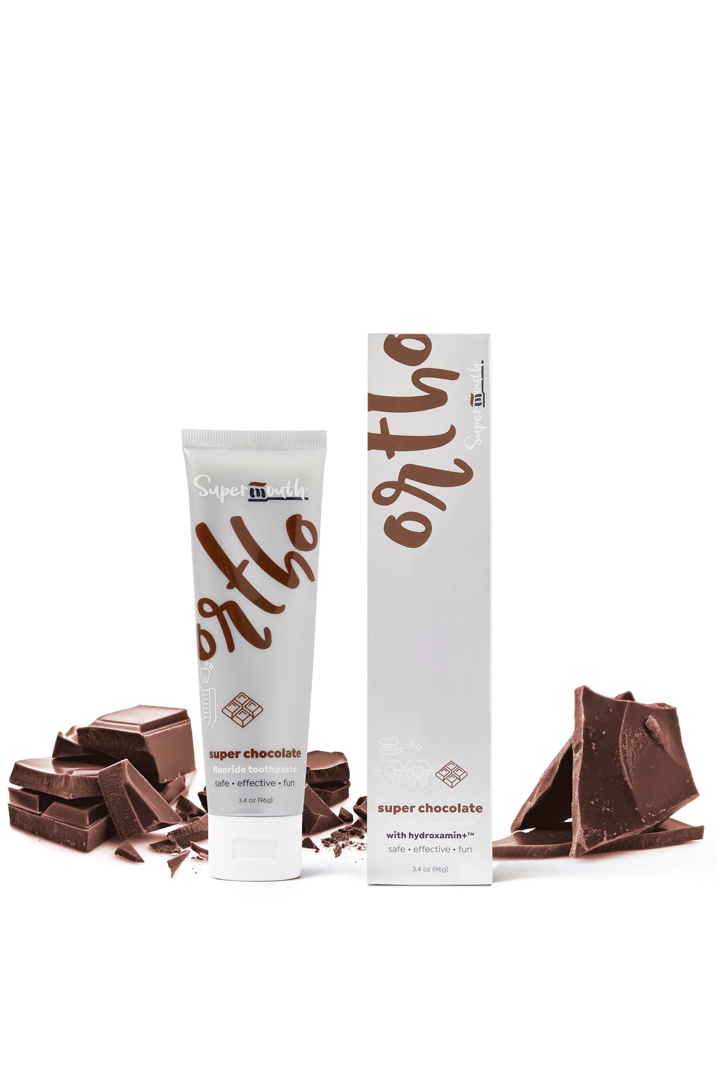 SuperMouth Ortho Toothpaste for Braces & Aligners | Fluoride + Nano HA