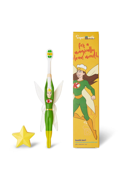SuperMouth Toddler Ultra Soft Toothbrush – Gentle Bristles & AR Sticker