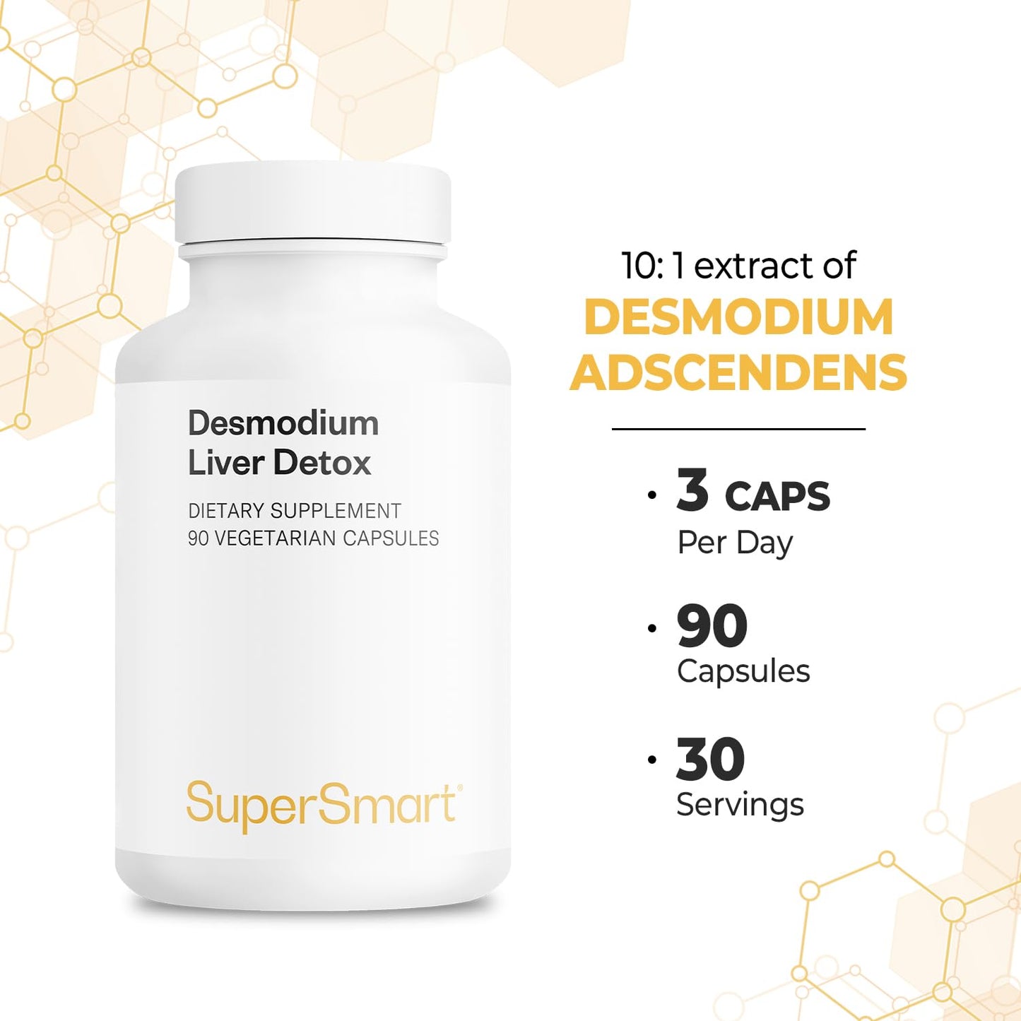Supersmart Desmo Forte™ Liver Support - Desmodium adscendens 1:2 Extract (250 ml)