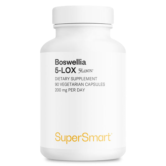 Supersmart - 5-Loxin 200mg per Day (Patented) - AKBA Supplement - 5-Loxin Boswellia Serrata Extract | Non-GMO & Gluten Free - 90 Vegetarian Capsules BritishVita | Premium UK Vitamins & Wellness Supplements