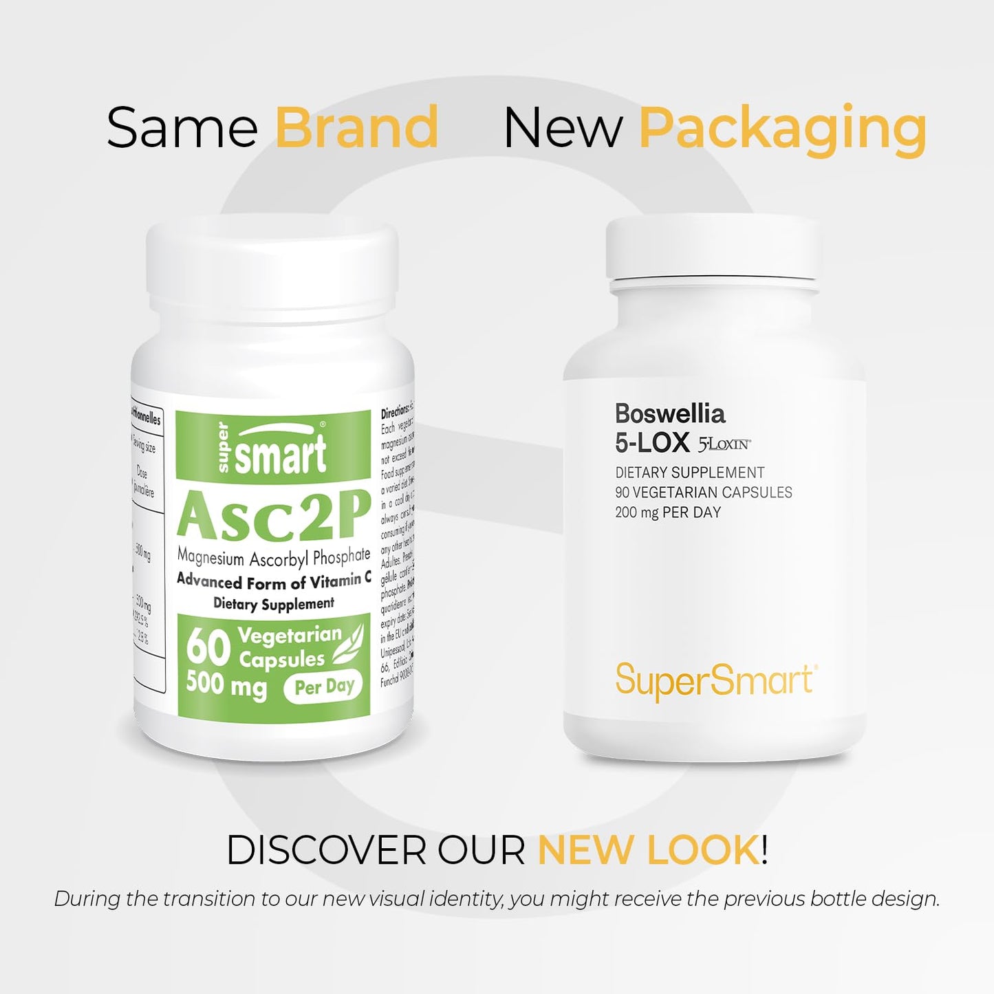 Supersmart - 5-Loxin 200mg per Day (Patented) - AKBA Supplement - 5-Loxin Boswellia Serrata Extract | Non-GMO & Gluten Free - 90 Vegetarian Capsules