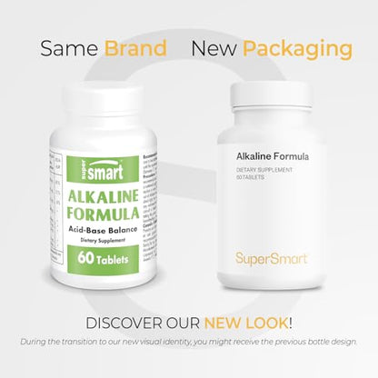 Supersmart Alkaline Formula Supplement (Advanced Formula) – 60 Tablets | Non-GMO & Gluten Free
