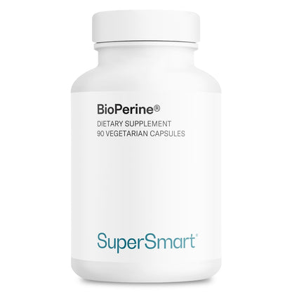 SuperSmart Bioperine 30mg Daily – 95% Piperine Black Pepper Extract | Non-GMO, Gluten-Free, 90 Veg Caps