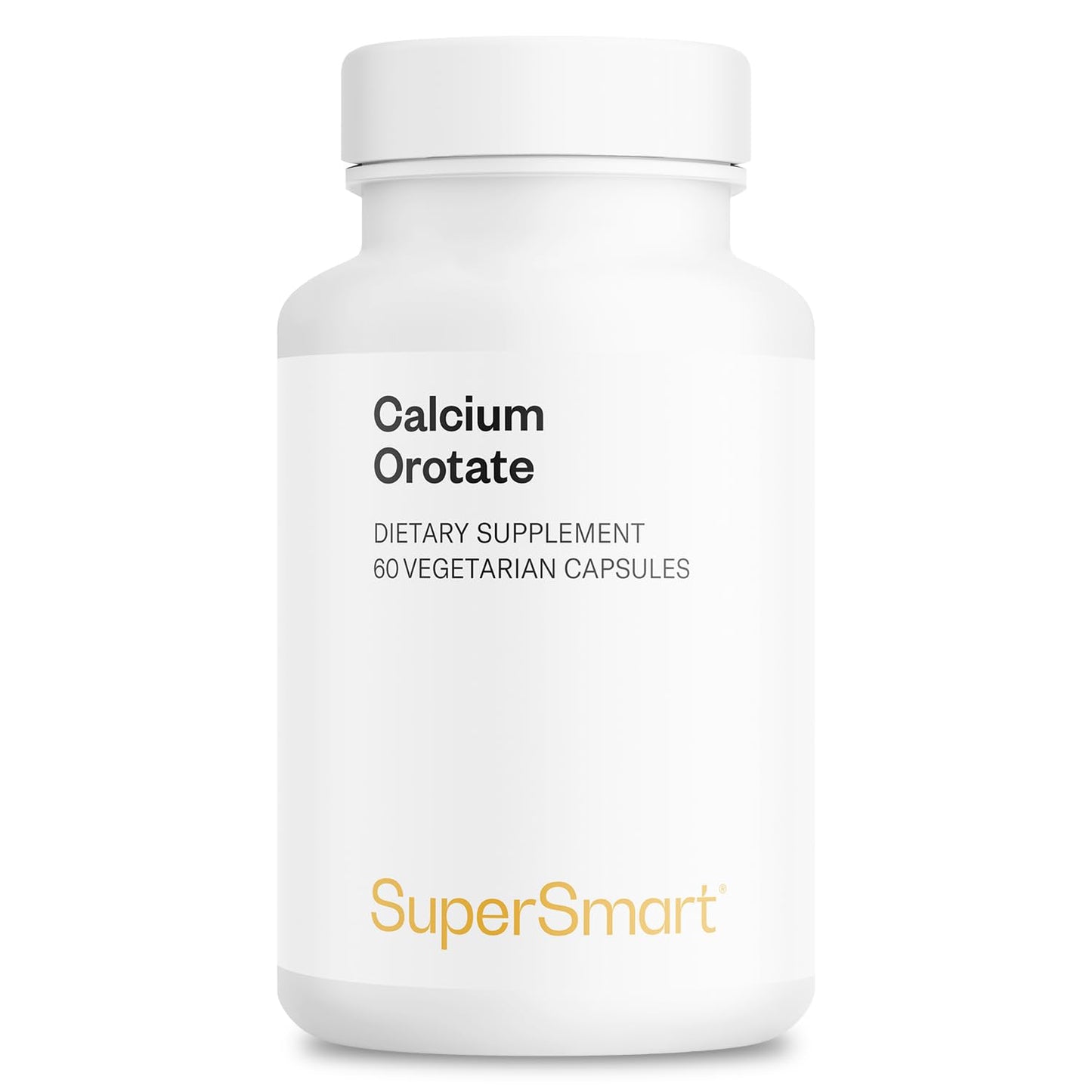 SuperSmart Calcium Orotate + Magnesium Orotate 9:1 – Highly Bioavailable Teeth & Bones | Non-GMO & Gluten Free