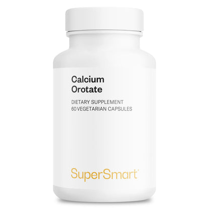 SuperSmart Calcium Orotate + Magnesium Orotate 9:1 – Highly Bioavailable Teeth & Bones | Non-GMO & Gluten Free