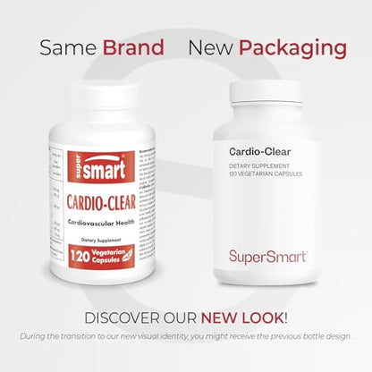 Supersmart Cardio Clear Garlic EDTA Supplement - 120 Veg Capsules