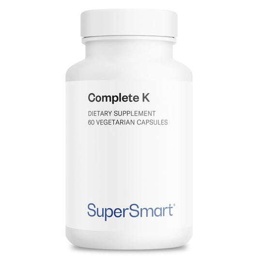 Supersmart Complete K – Vitamin K1 MK4 MK7 Full Spectrum – Non-GMO, Gluten Free | 60 Veg Capsules BritishVita | Premium UK Vitamins & Wellness Supplements