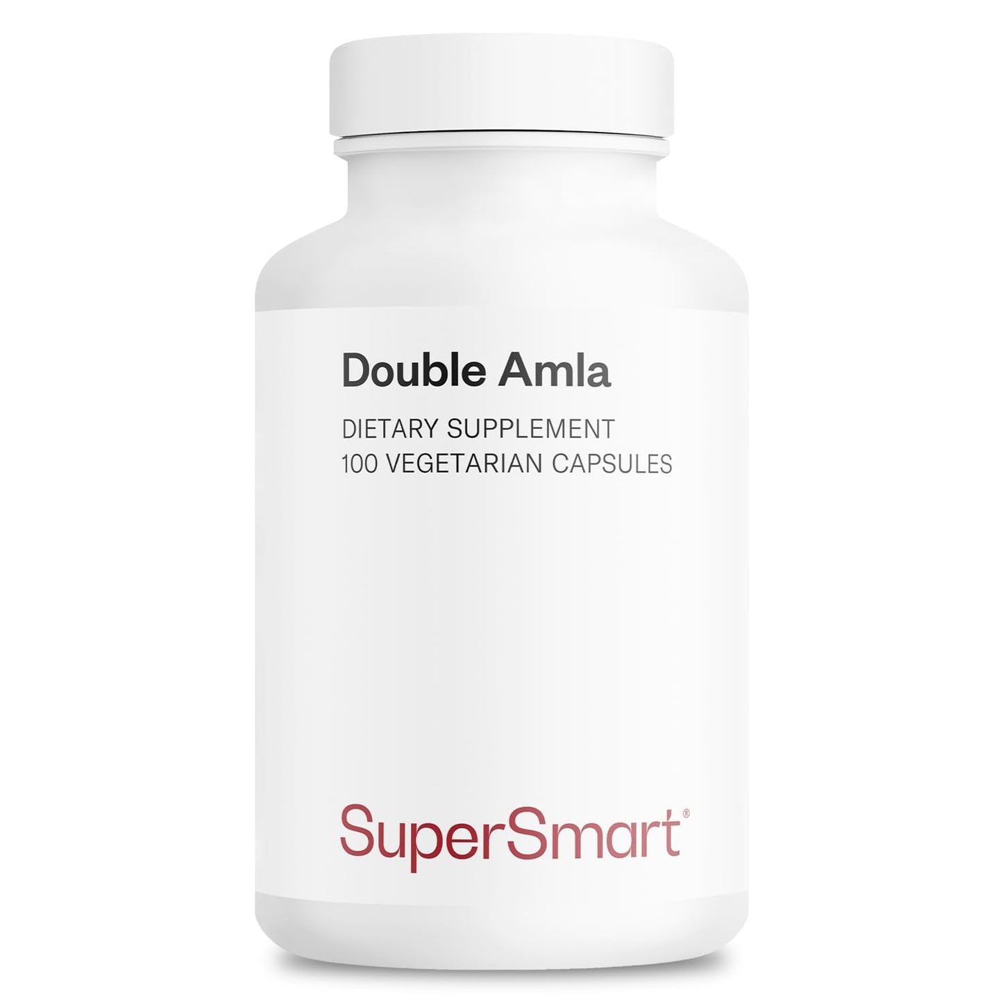 Supersmart Double AMLA Supplement - Fresh Indian Gooseberry Extract (Emblica Officinalis) – 100 Vegetarian Capsules