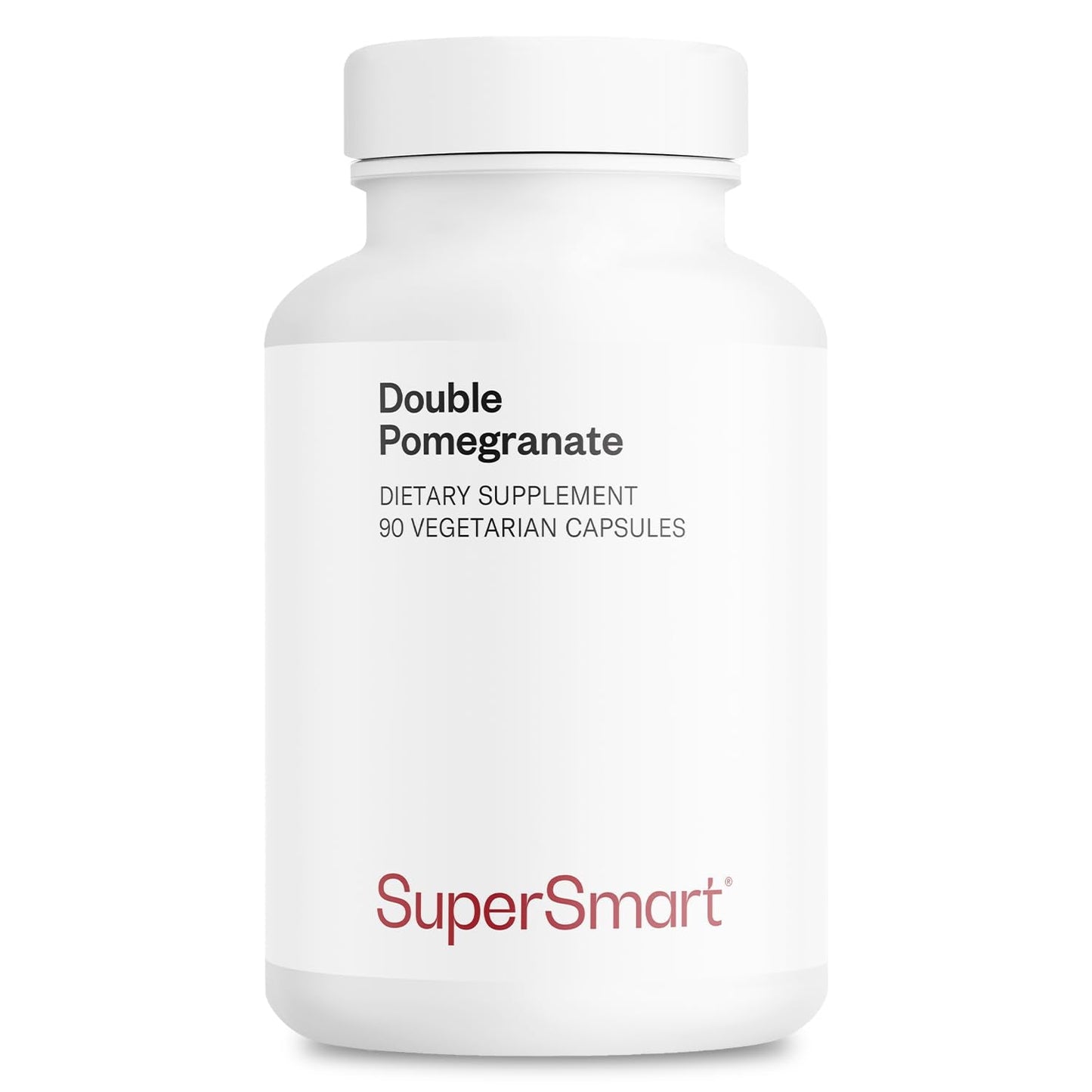 Supersmart Double Pomegranate (High Strength) – 90% Ellagic Acid & 40% Punicalagins – Non-GMO & Gluten Free – 90 Vegetarian Capsules