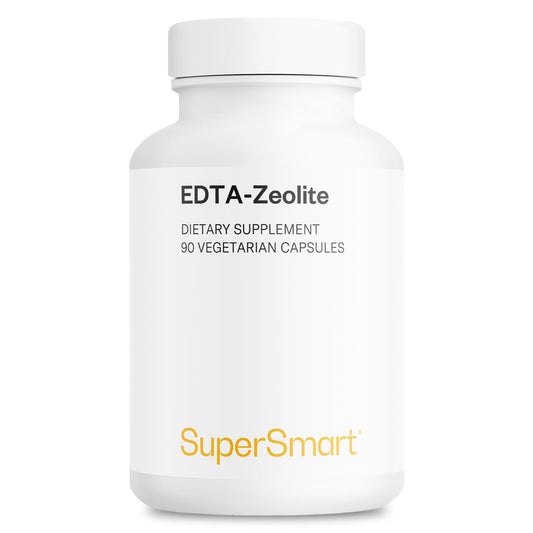 Supersmart EDTA Zeolite 98% - Advanced Formula with Milk Thistle & Parsley - 90 Veg Capsules - Made in USA BritishVita | Premium UK Vitamins & Wellness Supplements
