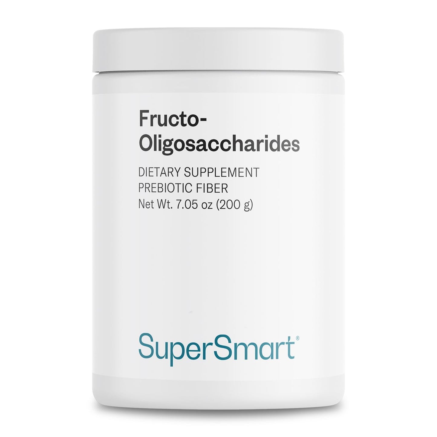 Supersmart Fructo Oligosaccharides Powder (FOS) - Prebiotic Inulin - 200 g - Non-GMO & Gluten Free