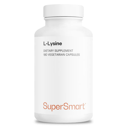 Supersmart L-Lysine 6000mg – High Strength Essential Amino Acid | Non-GMO, Gluten Free, 180 Vegetarian Capsules