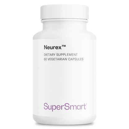 Supersmart Neurex Advanced Formula – High Potency Brain Support with Ginkgo, Bacopa, GPC & Huperzine A | Non-GMO & Gluten Free | 60 Veg Caps