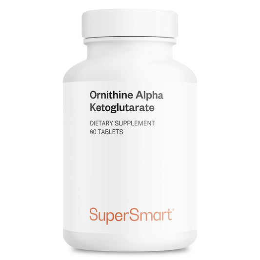 Supersmart OKG 10g per Day - L-Ornithine Alpha Ketoglutarate Supplement - 60 Tablets BritishVita | Premium UK Vitamins & Wellness Supplements