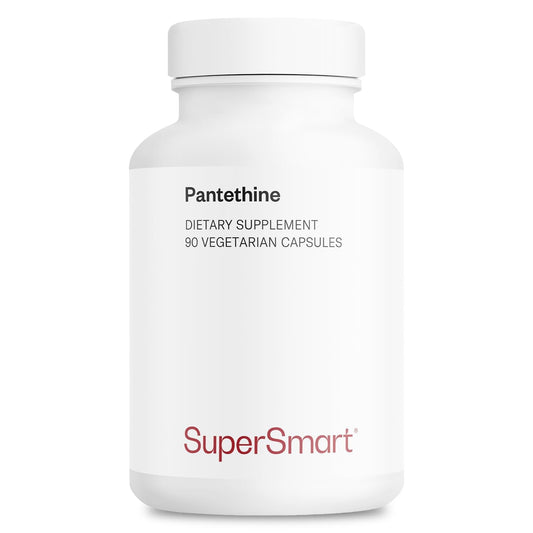 Supersmart Pantesin Pantethine 600 mg per Day - Pantothenic Acid (Vitamin B5) - Non-GMO & Gluten Free - 90 Vegetarian Capsules BritishVita | Premium UK Vitamins & Wellness Supplements