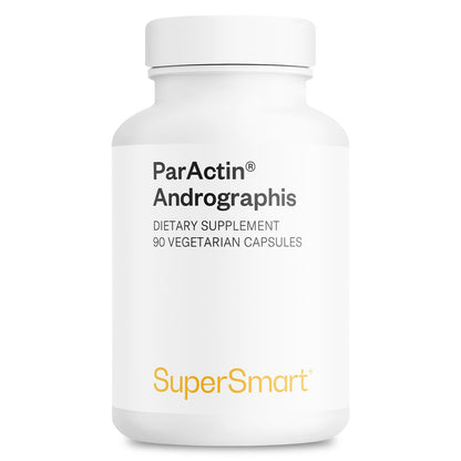 Supersmart ParActin 300mg - Andrographis Paniculata | Non-GMO & Gluten Free | 90 Vegetarian Capsules