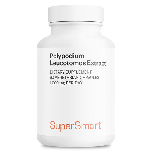 Supersmart Polypodium Leucotomos 1000 mg Daily – Skin Protection & Antioxidant (PLE) – 90 Veg Capsules BritishVita | Premium UK Vitamins & Wellness Supplements