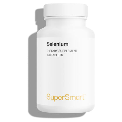 SuperSmart L-Selenomethionine 200mcg Selenium – High Absorption, Non-GMO, Gluten Free | 120 Tablets