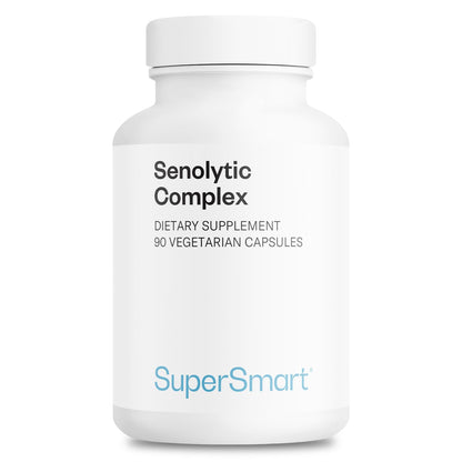 Supersmart Senolytic Complex (Advanced Formula) – Fisetin, Quercetin, Bromelain | Non-GMO & Gluten Free | 90 Vegetarian Capsules