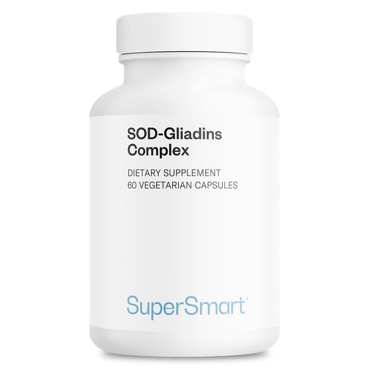 Supersmart SOD-Gliadins Complex | 500mg Daily SOD Supplement (Vegetarian, Non-GMO, Slow Release) BritishVita | Premium UK Vitamins & Wellness Supplements