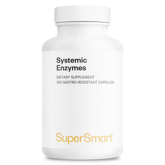 Supersmart Systemic Enzymes (High Potency) – Bromelain, Protease, Lipase, Trypsin, Chymotrypsin, Peptidase, Pancreatin | Non-GMO & Gluten Free - 100 DR Capsules BritishVita | Premium UK Vitamins & Wellness Supplements