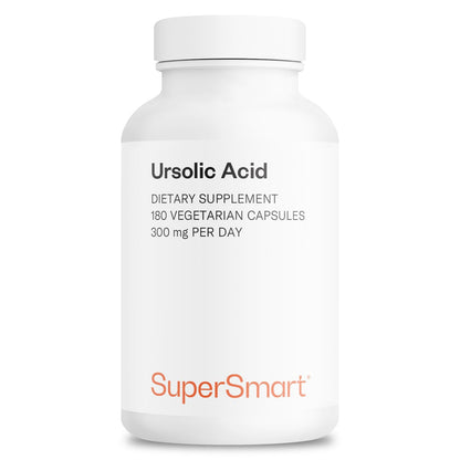 Supersmart Ursolic Acid 300mg/day | Rosemary Leaf Extract | 180 Veg Capsules