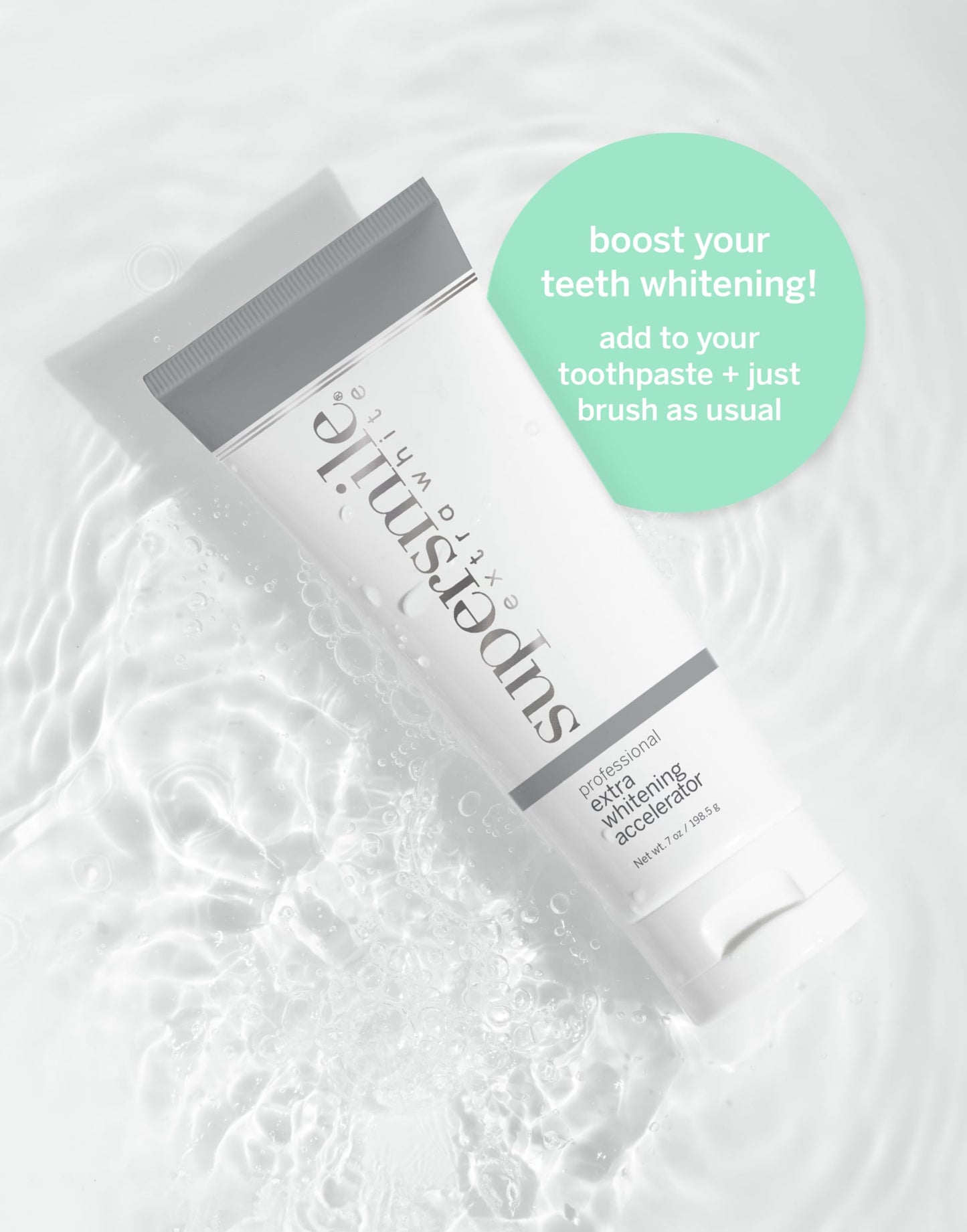 Supersmile Extra White Professional Whitening Accelerator – Enamel-Safe Teeth Whitening Gel, 7 oz