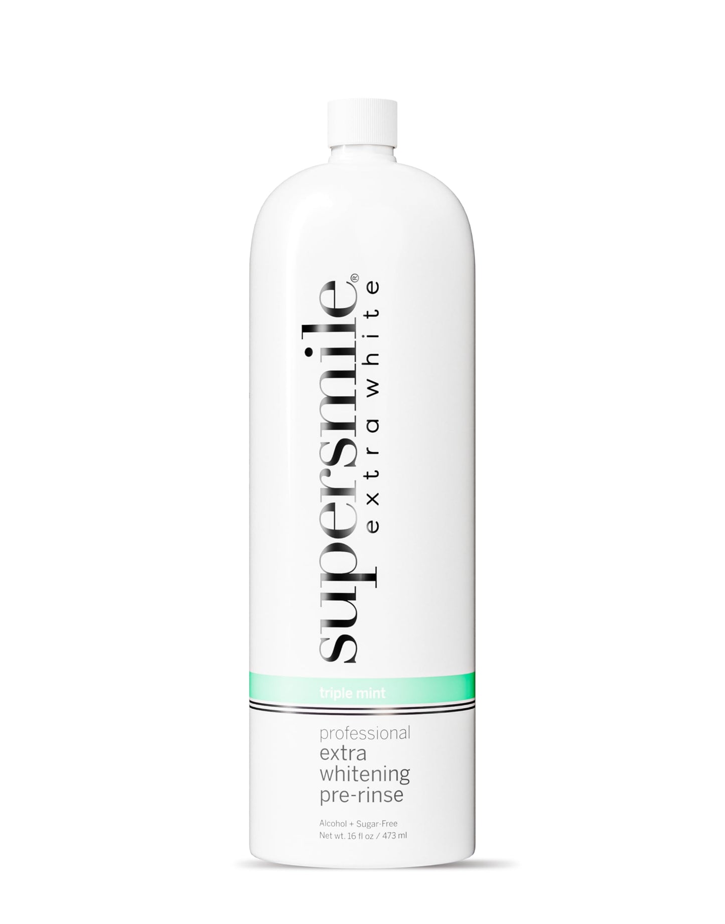 Supersmile Extra Whitening Pre-Rinse – Clinically Formulated Pre-Brush Mouthwash, 16 Fl. Oz (1-Bottle)