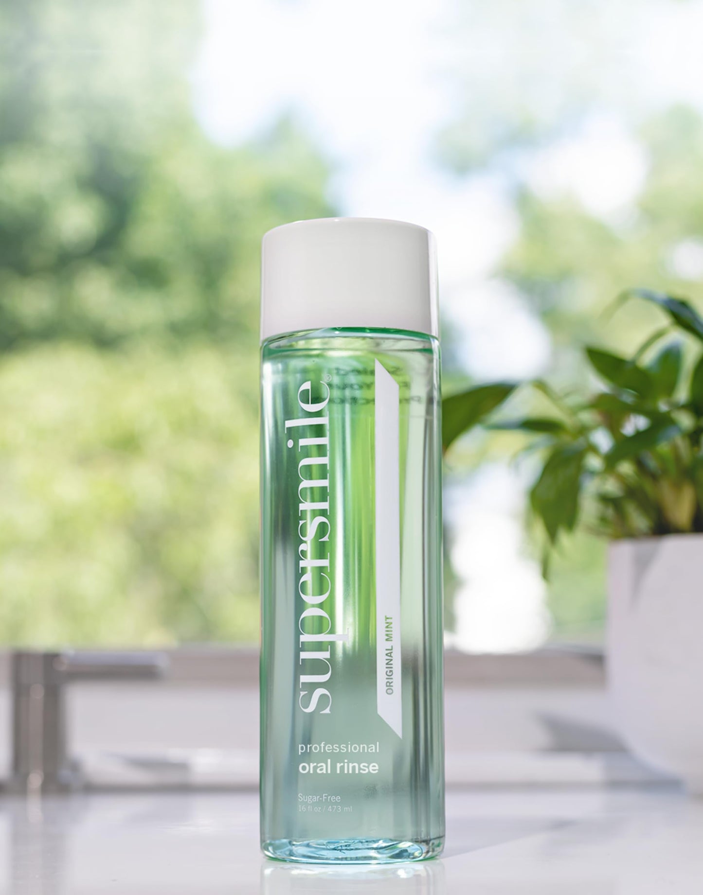 Supersmile Oral Rinse – Mint, Sugar Free, Alcohol-Free (16 oz) | Fresh Breath