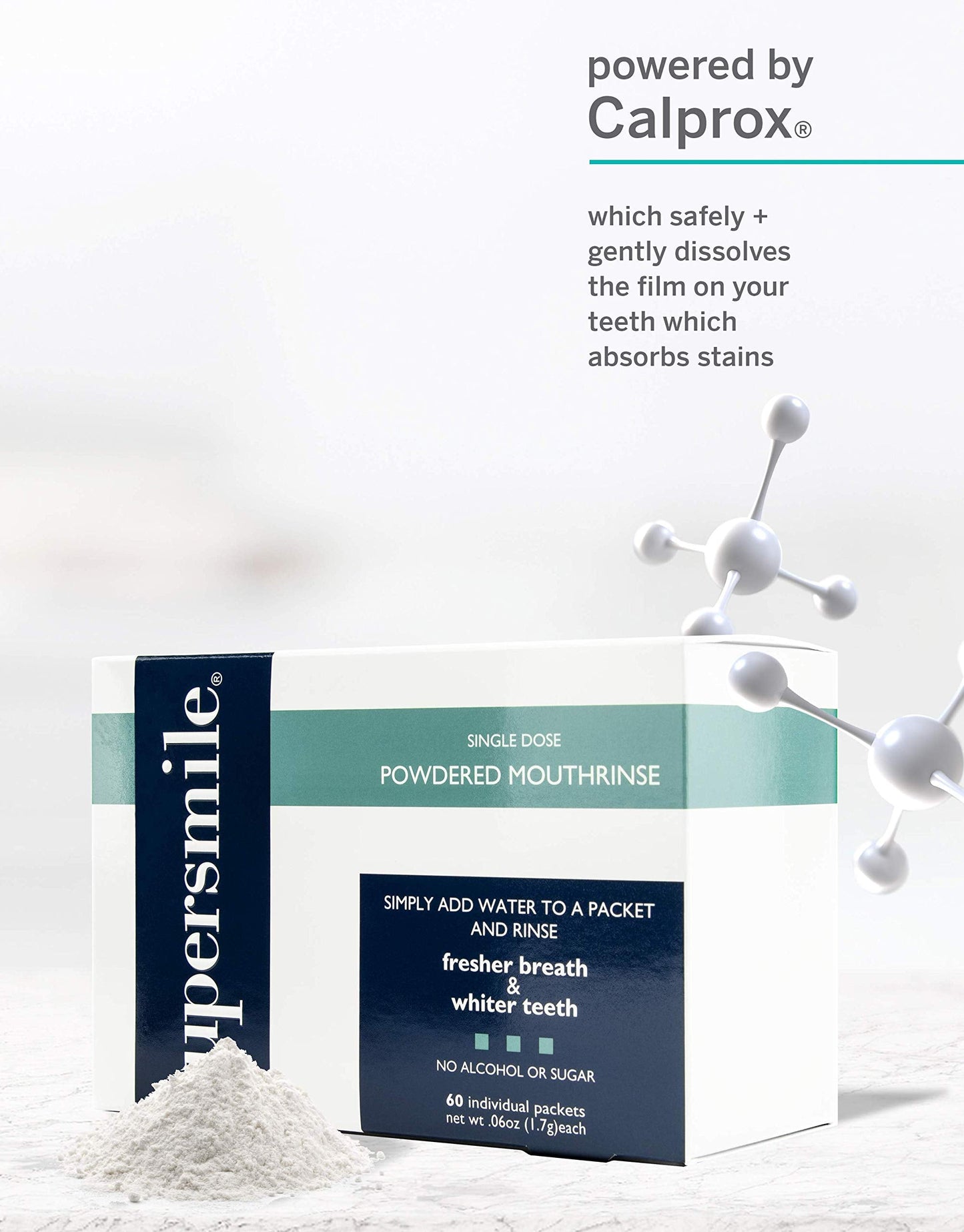 Supersmile Powdered Mouth Rinse – 60 Packets, 0.06 oz