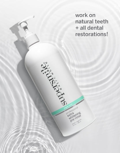 Supersmile Jumbo Whitening Pre-Rinse – Clinically Formulated Pre-Brush Mouthwash 32 oz