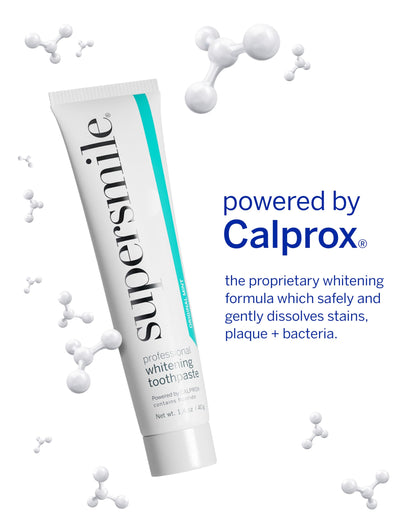 Supersmile Pro Whitening Toothpaste with Fluoride – 6 Shades, Enamel Strength, Travel Size 1.4 oz