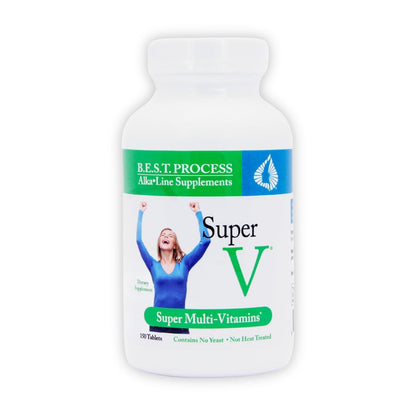 Morter HealthSystem SuperV Best Process AlkaIine – Energizing Detox Multivitamin