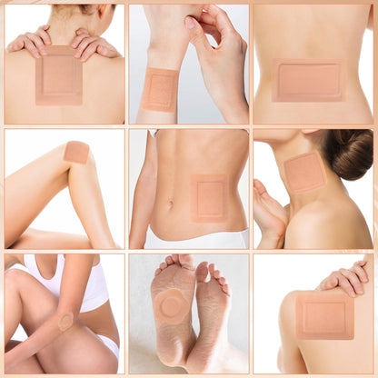 Suquuee Castor Oil Pack Set – 98 Patches + 8oz Organic Cold-Pressed Oil for Belly Button, Abdomen & Full Body