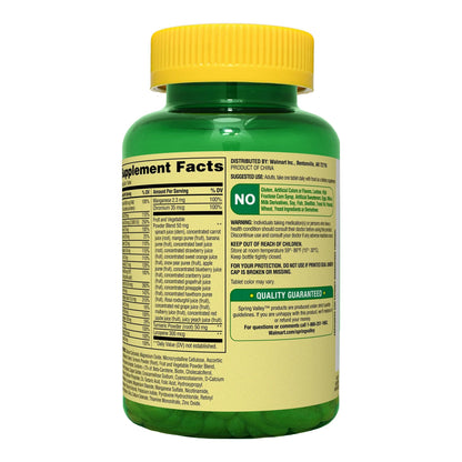 SUREFECT Spring Valley Men's Multivitamin with Turmeric – 150 Tablets + Free Organizer