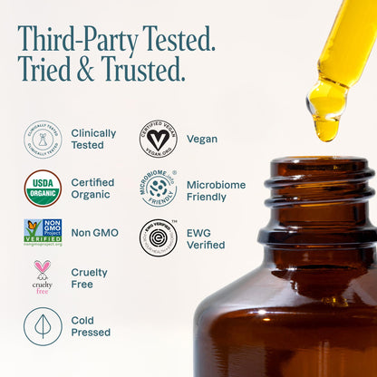 Cliganic Organic Jojoba Oil 32oz Bulk – 100% Pure, Cold-Pressed, Hexane-Free for Hair & Face