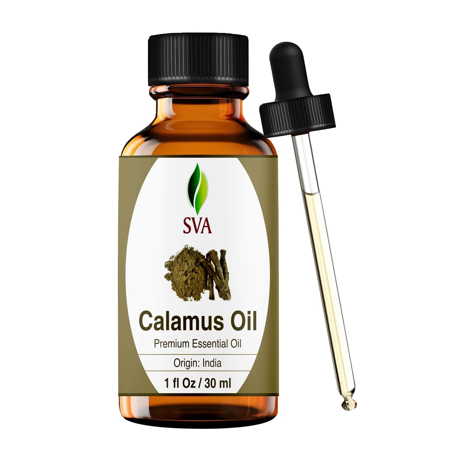 SVA Calamus Essential Oil – 1 Fl Oz | 100% Natural Calamus for Diffuser, Hair & Skin