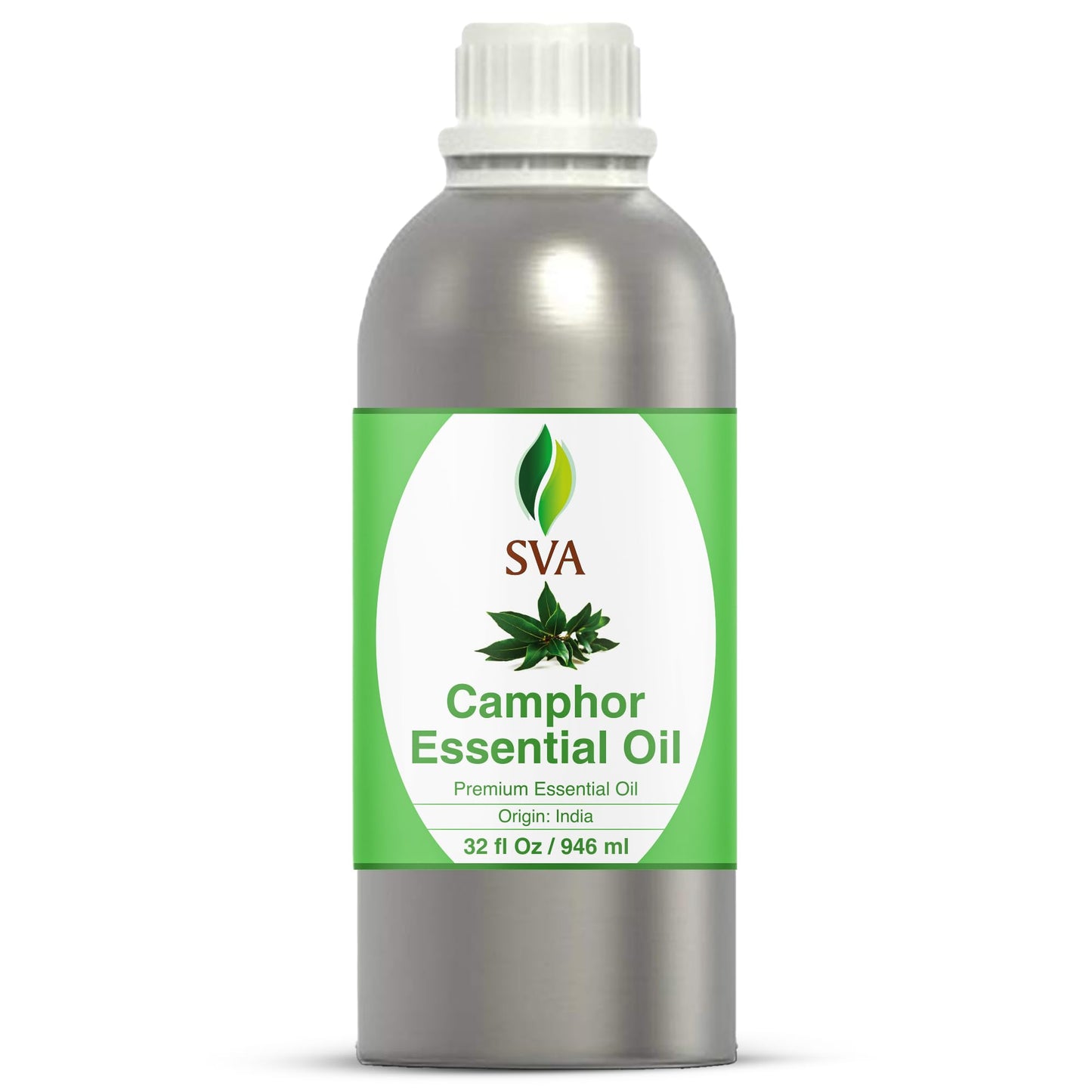 SVA Camphor Essential Oil 32oz – 100% Natural for Diffuser & Skin Care