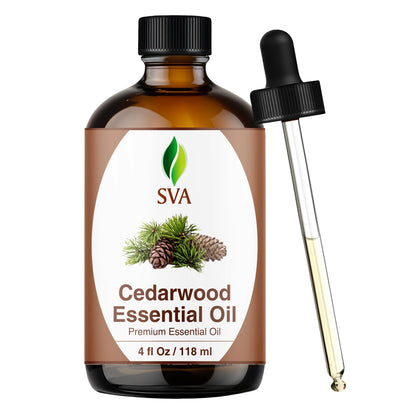 SVA Cedarwood Essential Oil 4oz – 100% Natural Cupressus Funebris