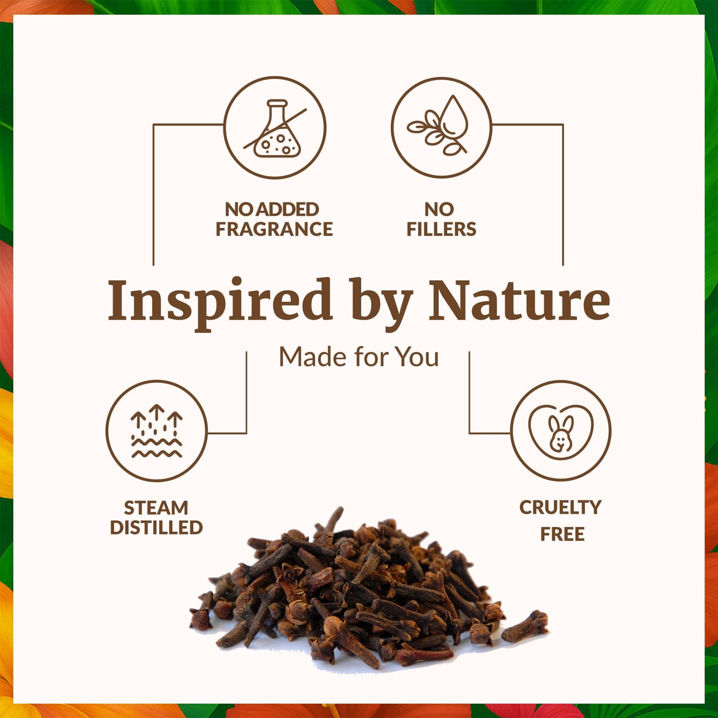 SVA Clove Bud Essential Oil Organic – 16oz | 100% Natural Clove Oil for Diffuser, Hair, Skin & Massage