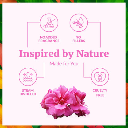 SVA Geranium Essential Oil Organic – 1 Fl Oz | 100% Natural, Diffuser, Skin & Hair Care