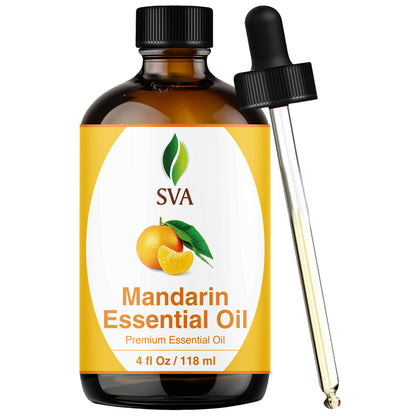 SVA Mandarin Essential Oil 4oz – 100% Natural Mandarin Oil