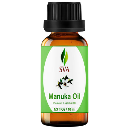 SVA Manuka Essential Oil – 1/3 Fl Oz | 100% Natural Manuka Oil