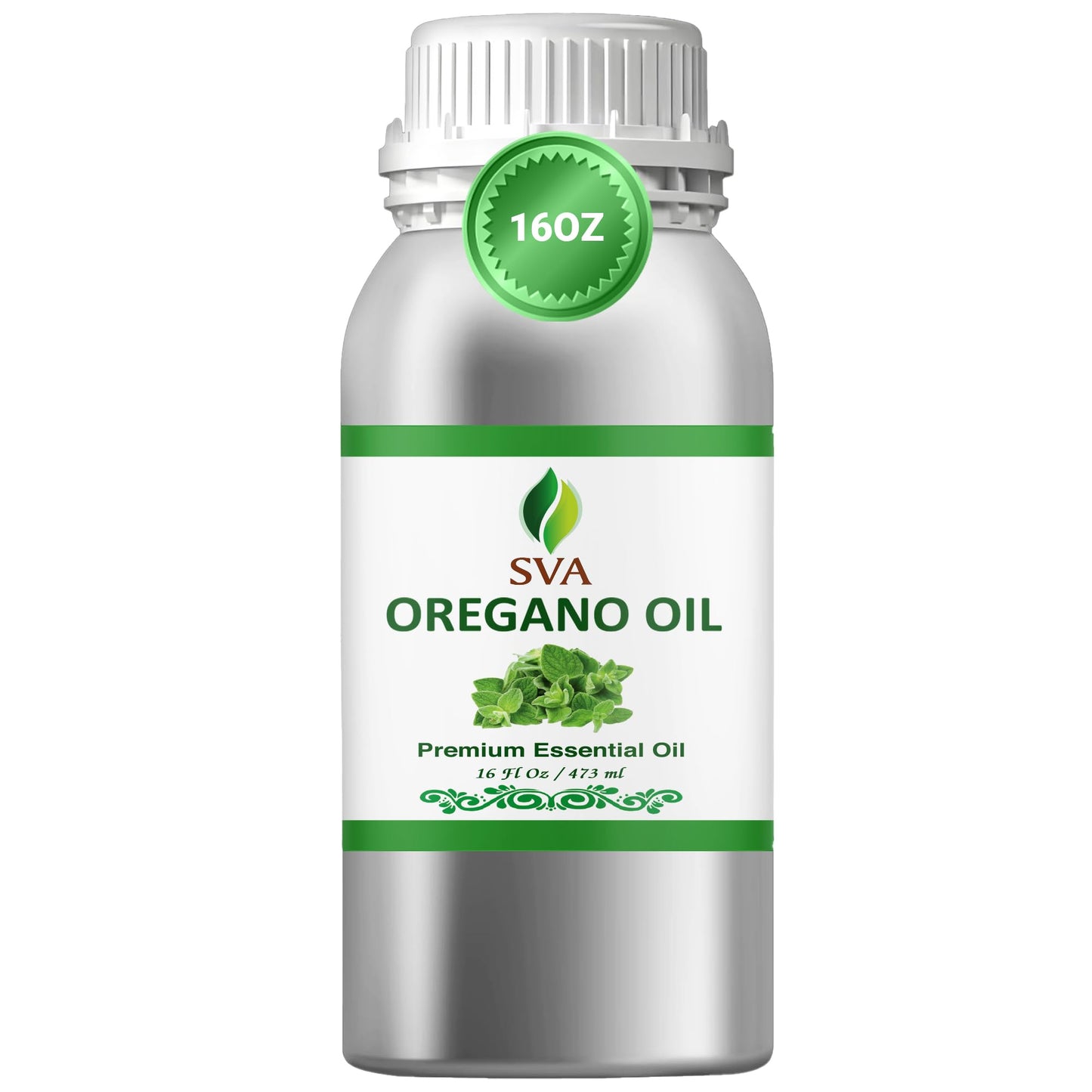 SVA Oregano Essential Oil 16oz – 100% Natural, Diffuser & Spa Oil