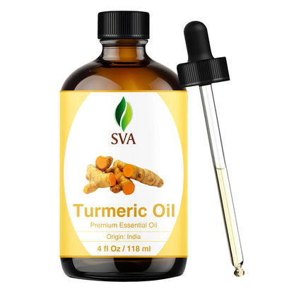 SVA Turmeric Essential Oil – 4 oz – 100% Natural – Diffuser, Skin & Hair Care