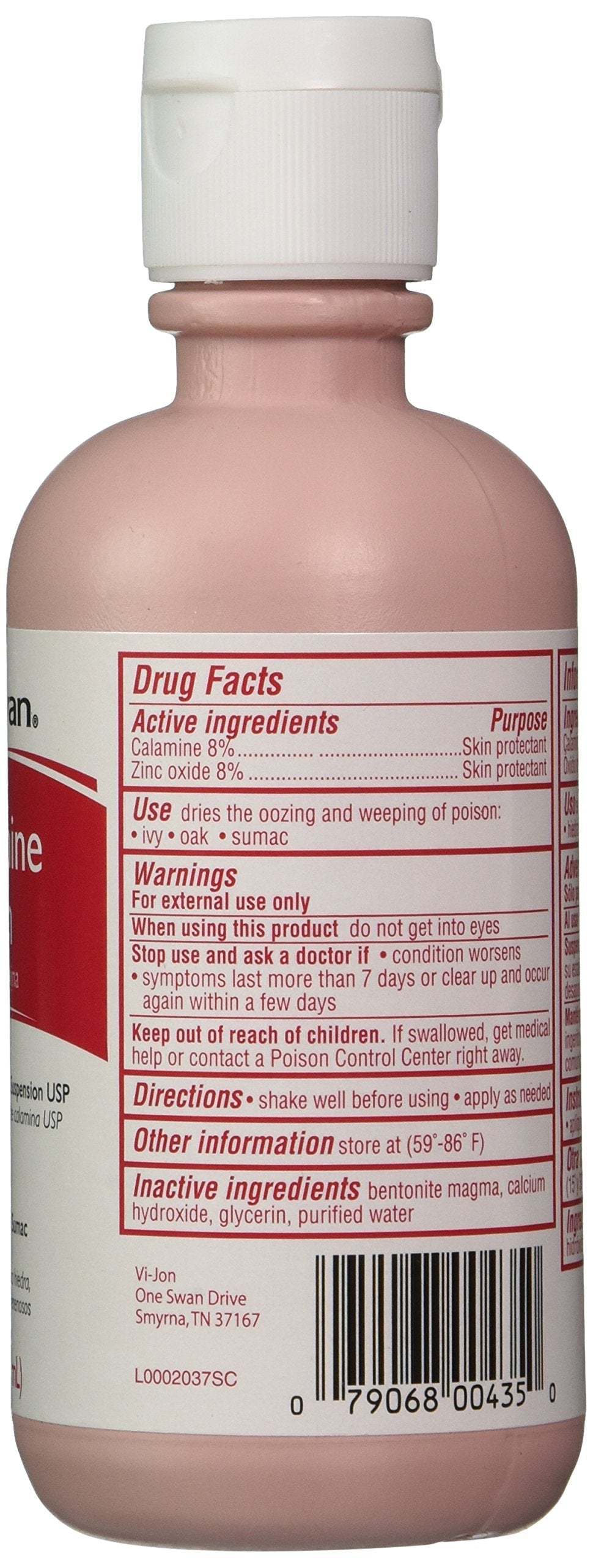Swan Calamine Lotion, 6 Oz – Temporary Itch Relief & Drying for Skin Irritations