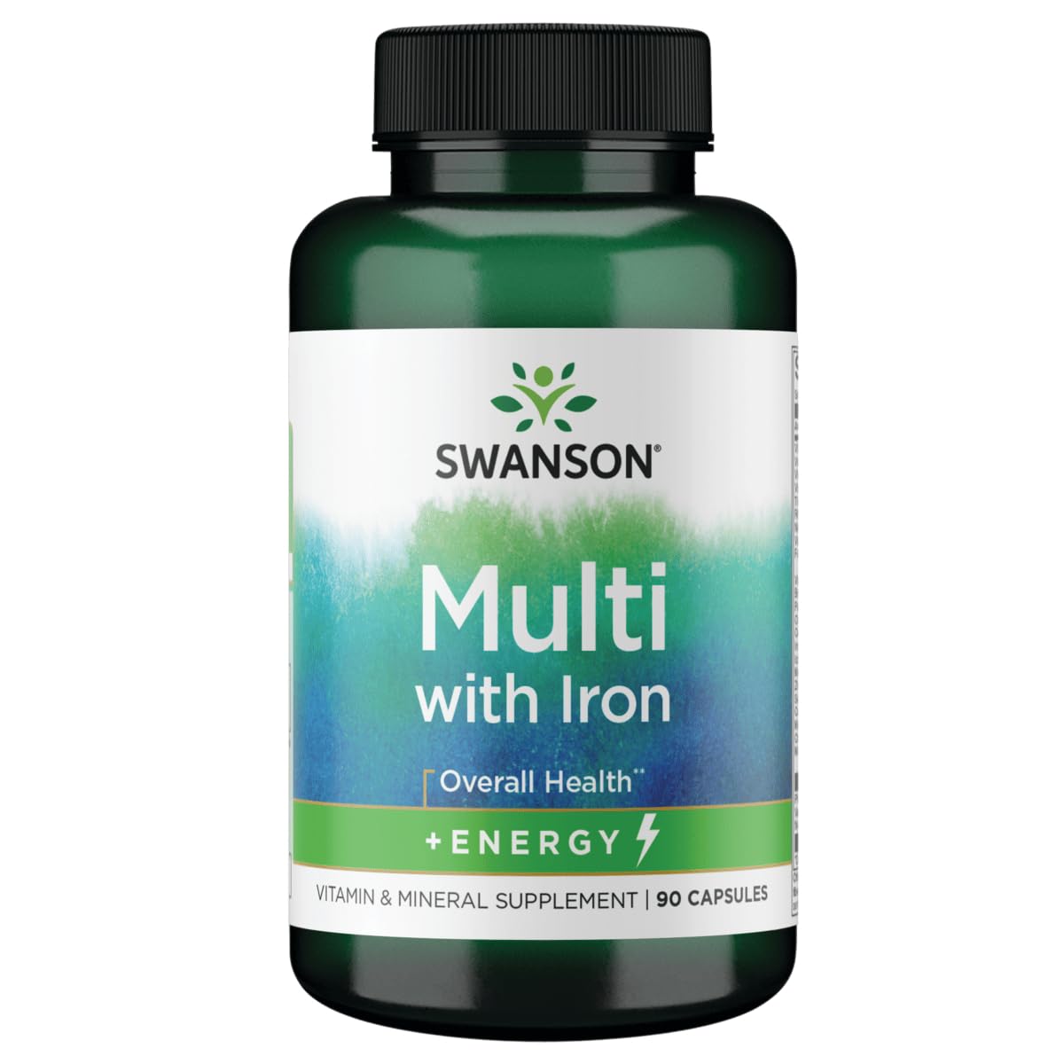 Swanson Active One Multivitamin with Iron - 90 Capsules