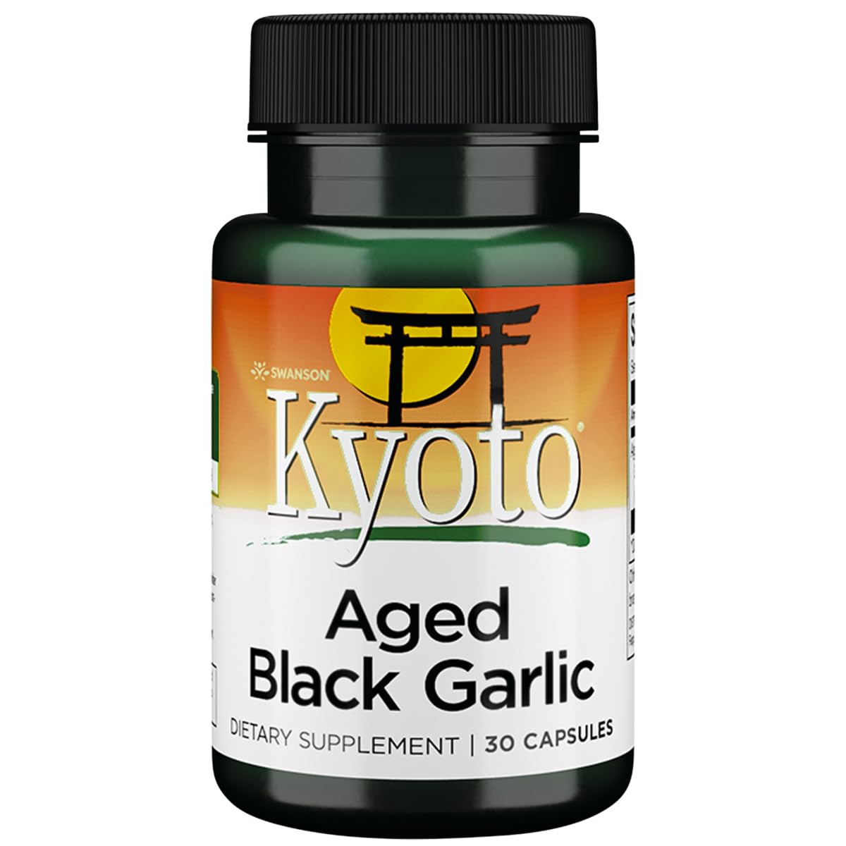 Swanson Aged Black Garlic 650 mg - 30 Capsules